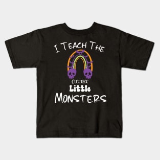 I Teach The Cutest Little Monsters Kids T-Shirt